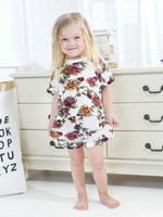 Toddler Girls Floral Print Top With Shorts