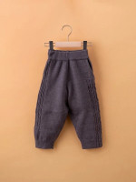 Toddler Girls Cable Knit Tapered Pants
