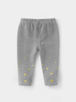 Toddler Girls Star Print Elastic Waist Pants