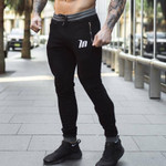 Men Cotton Skinny Gyms Fitness Workout Jogger Pants