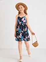 Girls All Over Butterfly Print Cami Dress