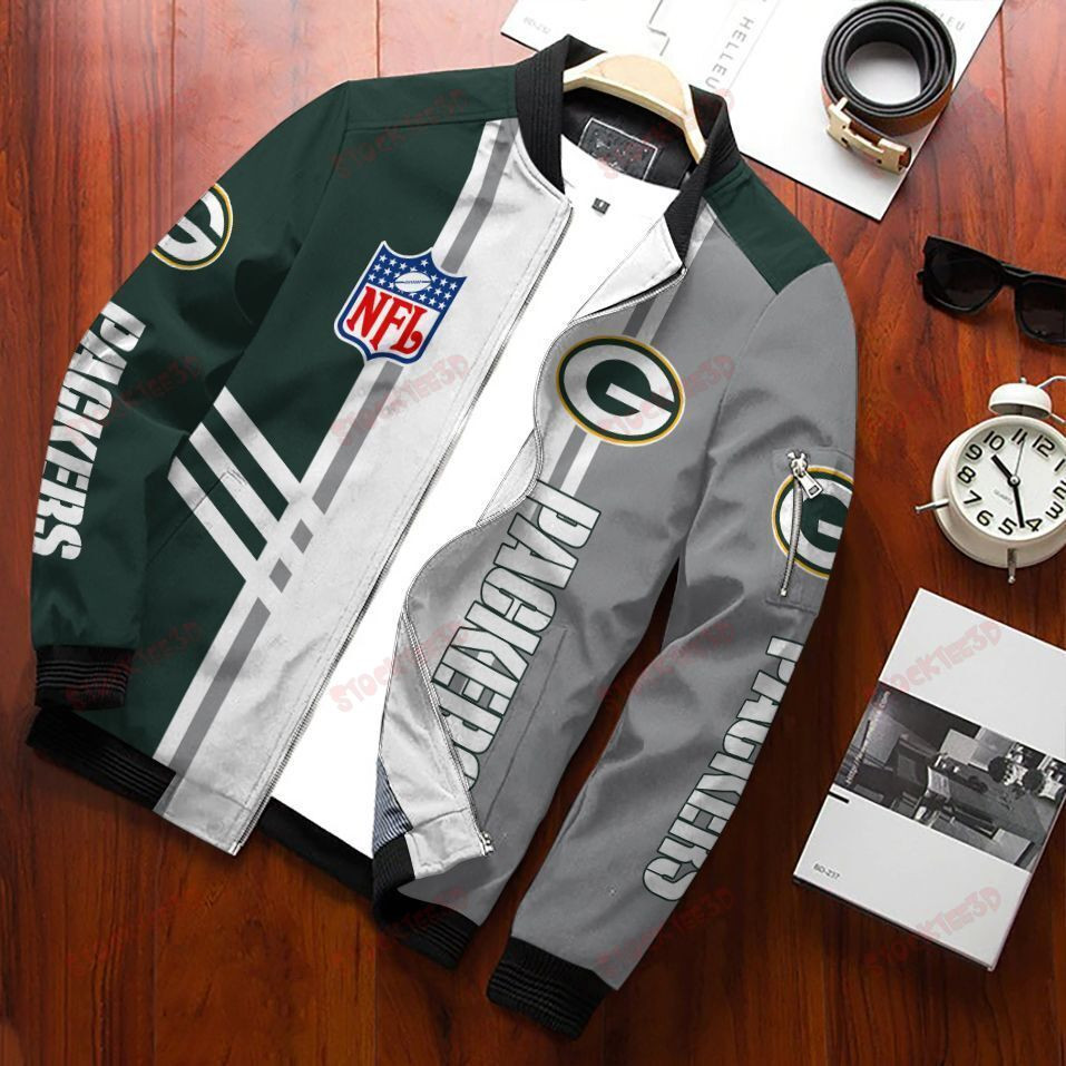 Green Bay Packers Bomber Jacket - Jacket For This Season - Gift For Sport Lovers MS:260