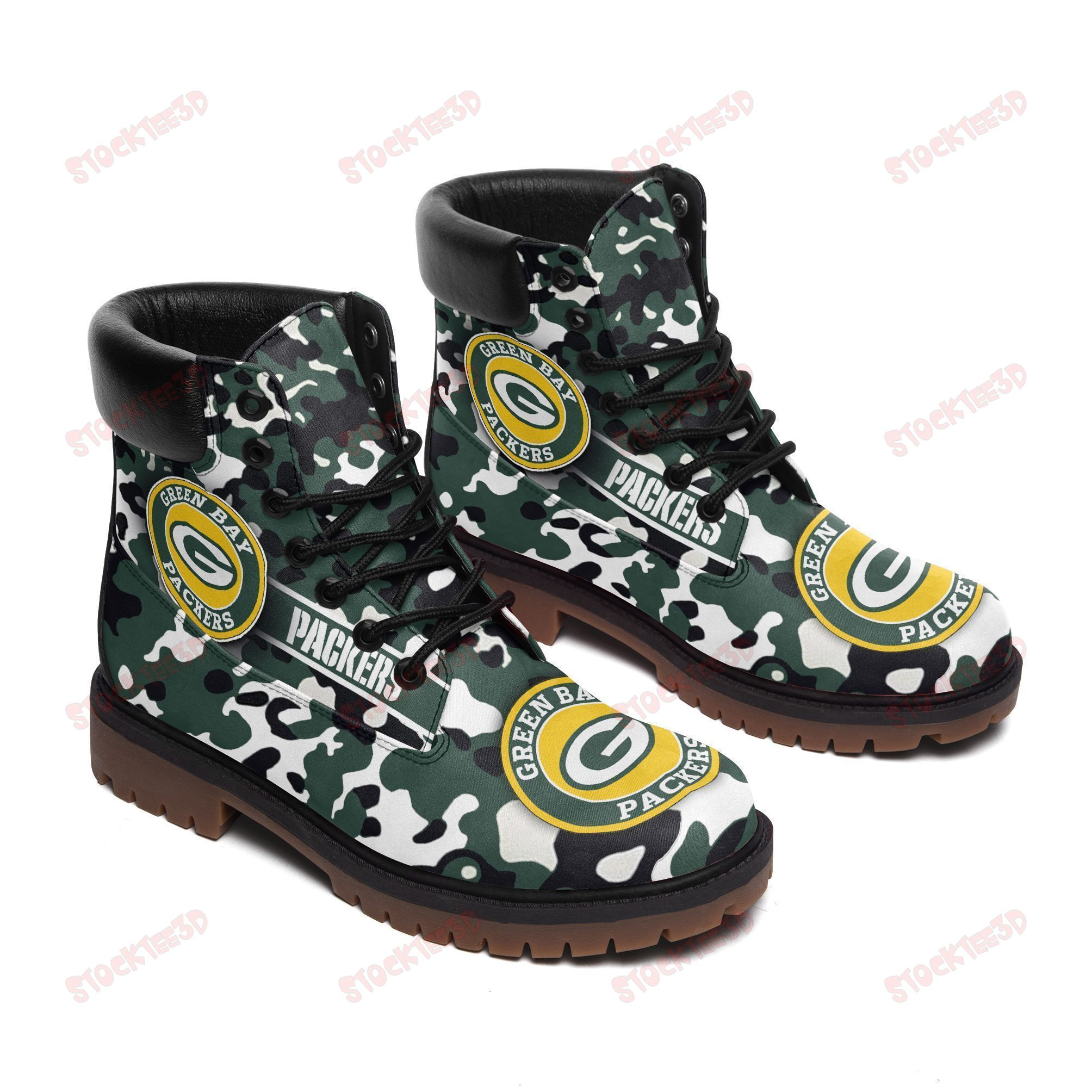 Green Bay Packers Boots - Premium Shoes/ Premium Leather Boots - Gift For Sports Lovers 111
