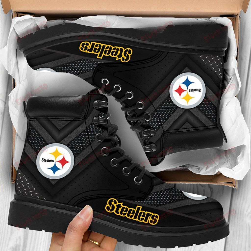 Pittsburgh Steelers Limited Boots - Premium Shoes/ Premium Leather Boots - Gift For Sports Lovers 506