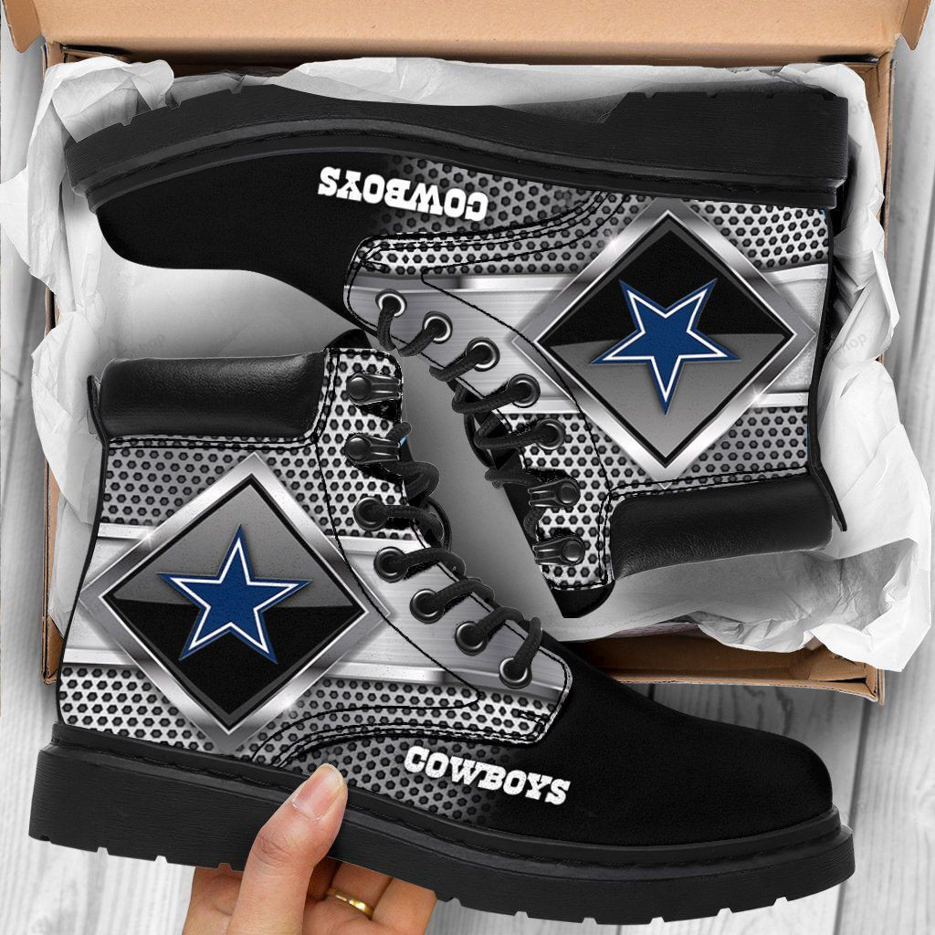 Dallas Cowboys Boots - Premium Shoes/ Premium Leather Boots - Gift For Sports Lovers 453