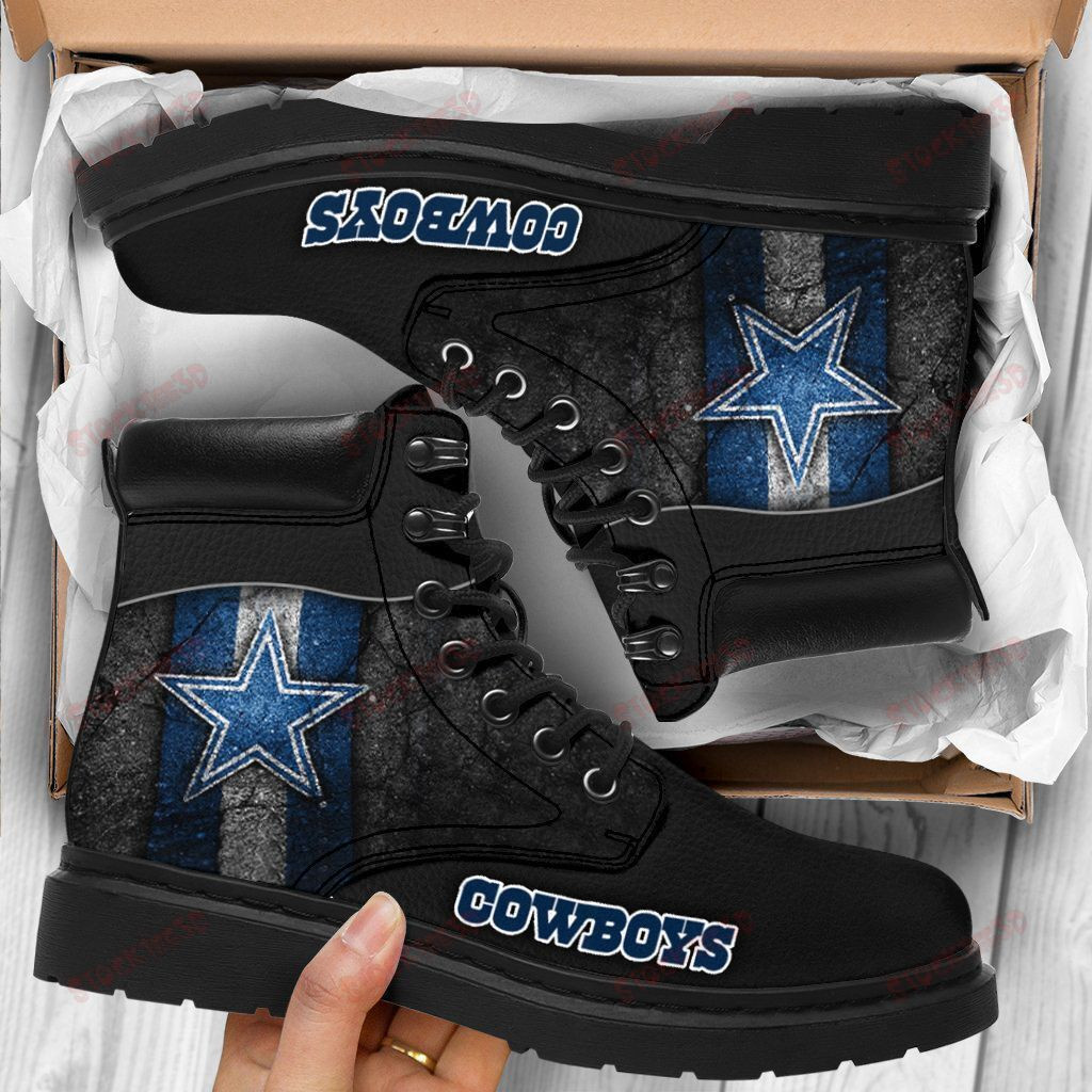 Dallas Cowboys Boots - Premium Shoes/ Premium Leather Boots - Gift For Sports Lovers 191