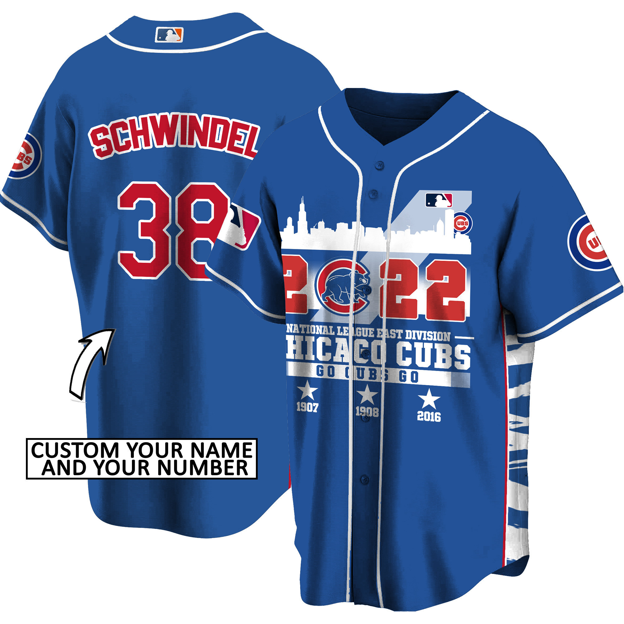 Chicago Cubs Baseball Shirt 3D All Over Printed