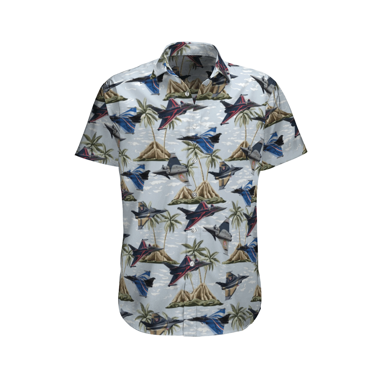 HOT Rafale Solo Display French White All Over Print Tropical Shirt2