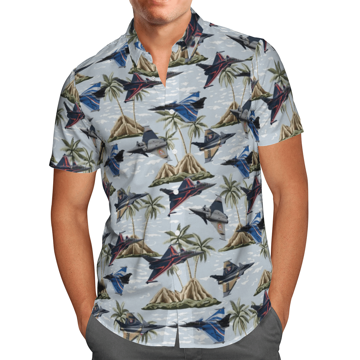 HOT Rafale Solo Display French White All Over Print Tropical Shirt1