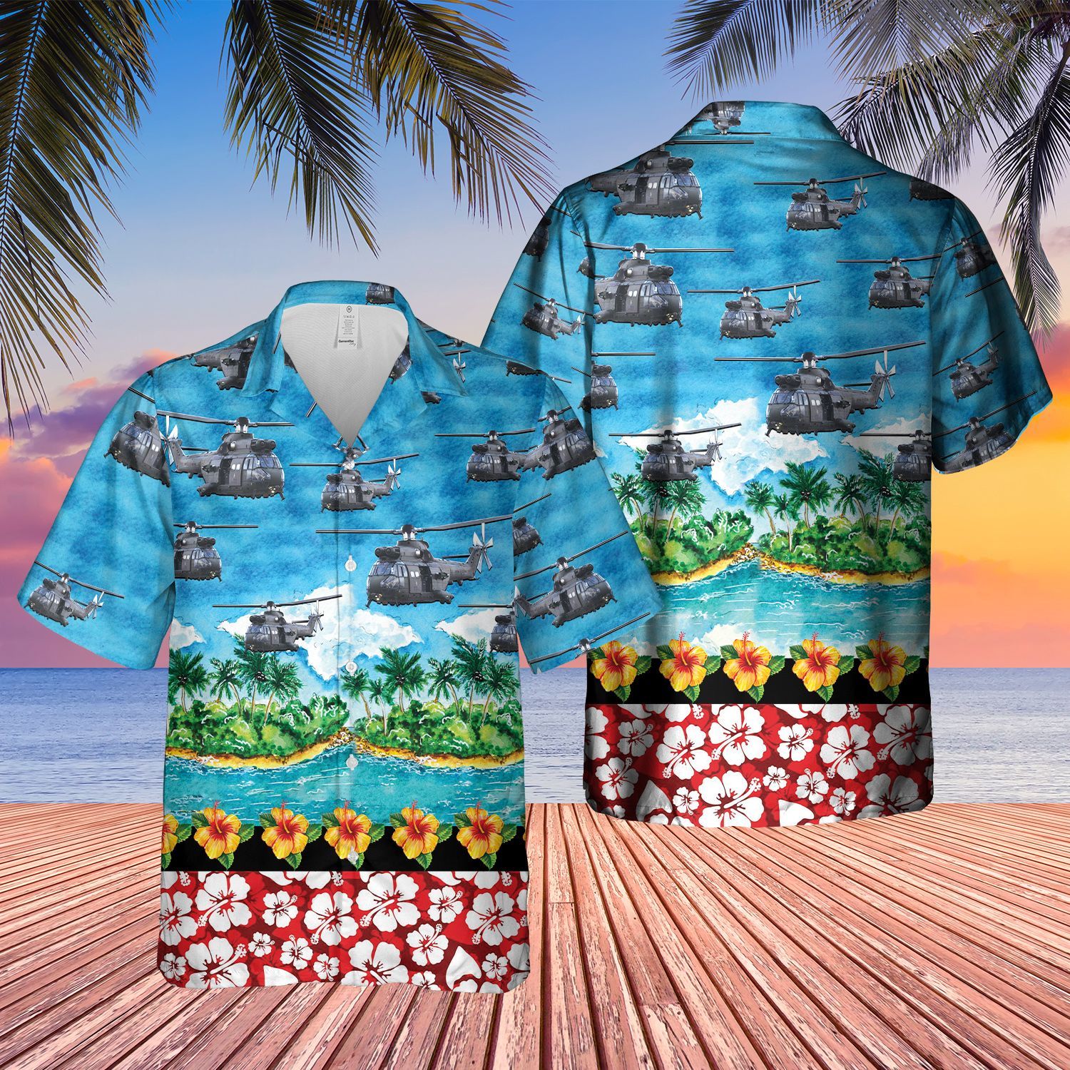 Grab a pair of these shorts and Hawaiian shirt and enjoy your next beach vacation 162