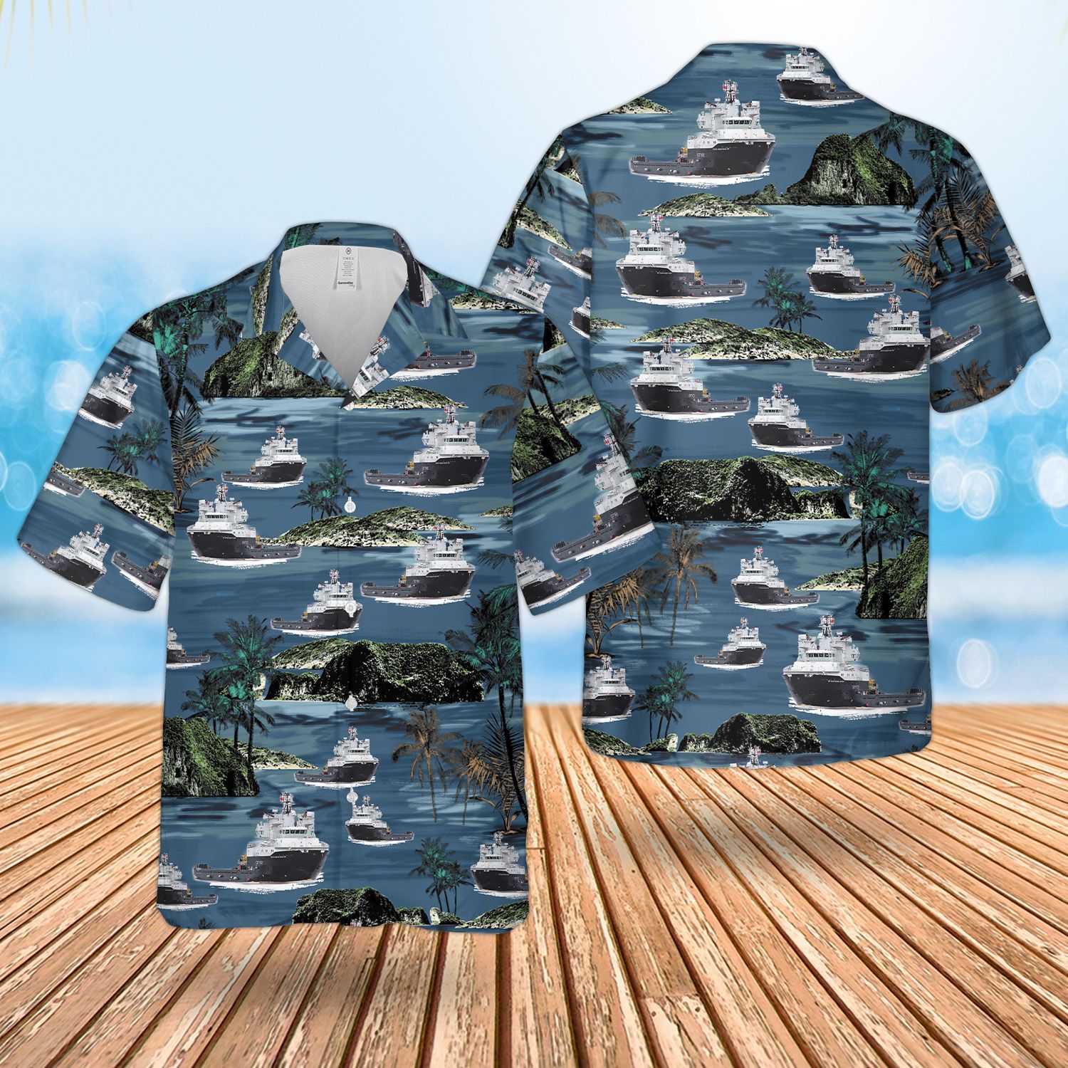 Grab a pair of these shorts and Hawaiian shirt and enjoy your next beach vacation 164