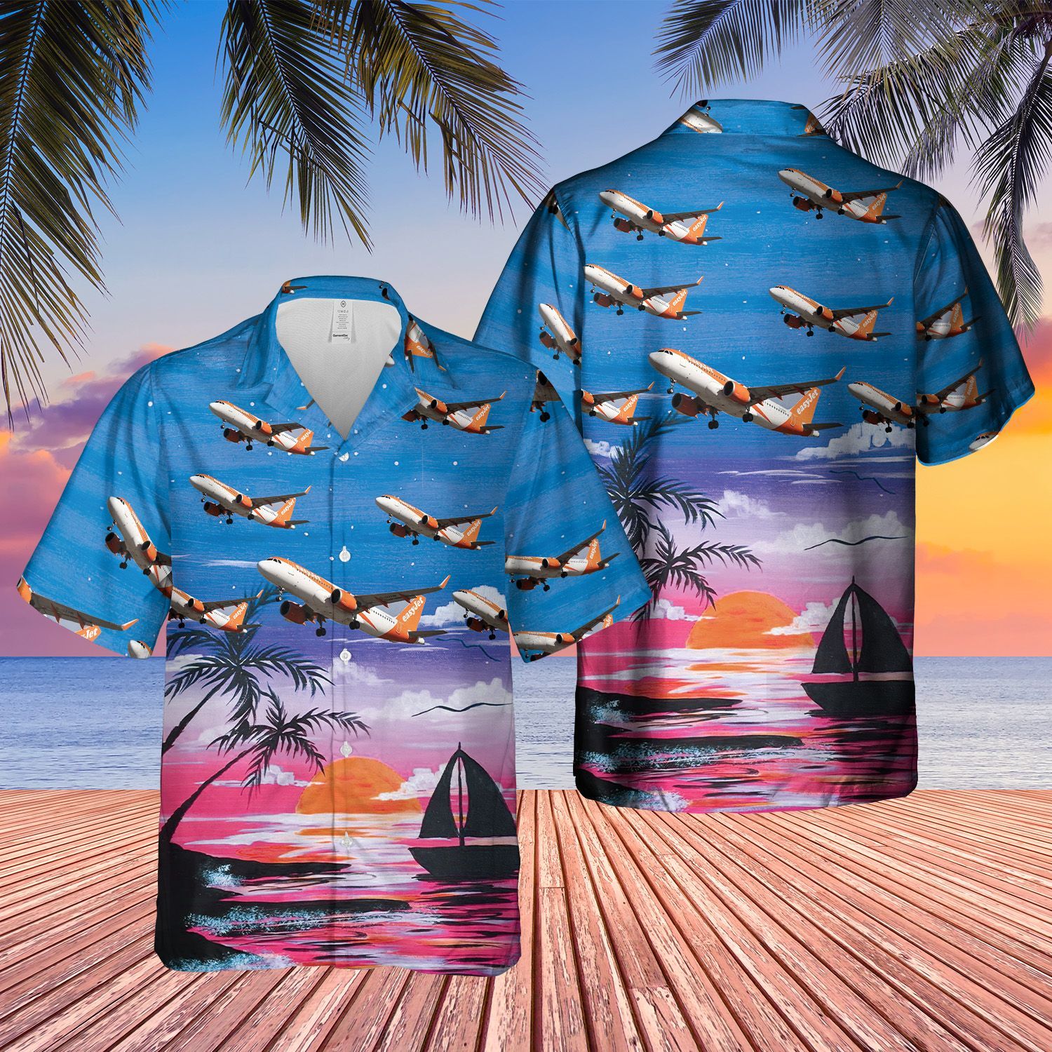 Grab a pair of these shorts and Hawaiian shirt and enjoy your next beach vacation 221