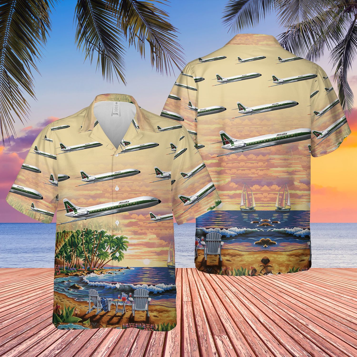 Get a new Hawaiian shirt to enjoy summer vacation 163