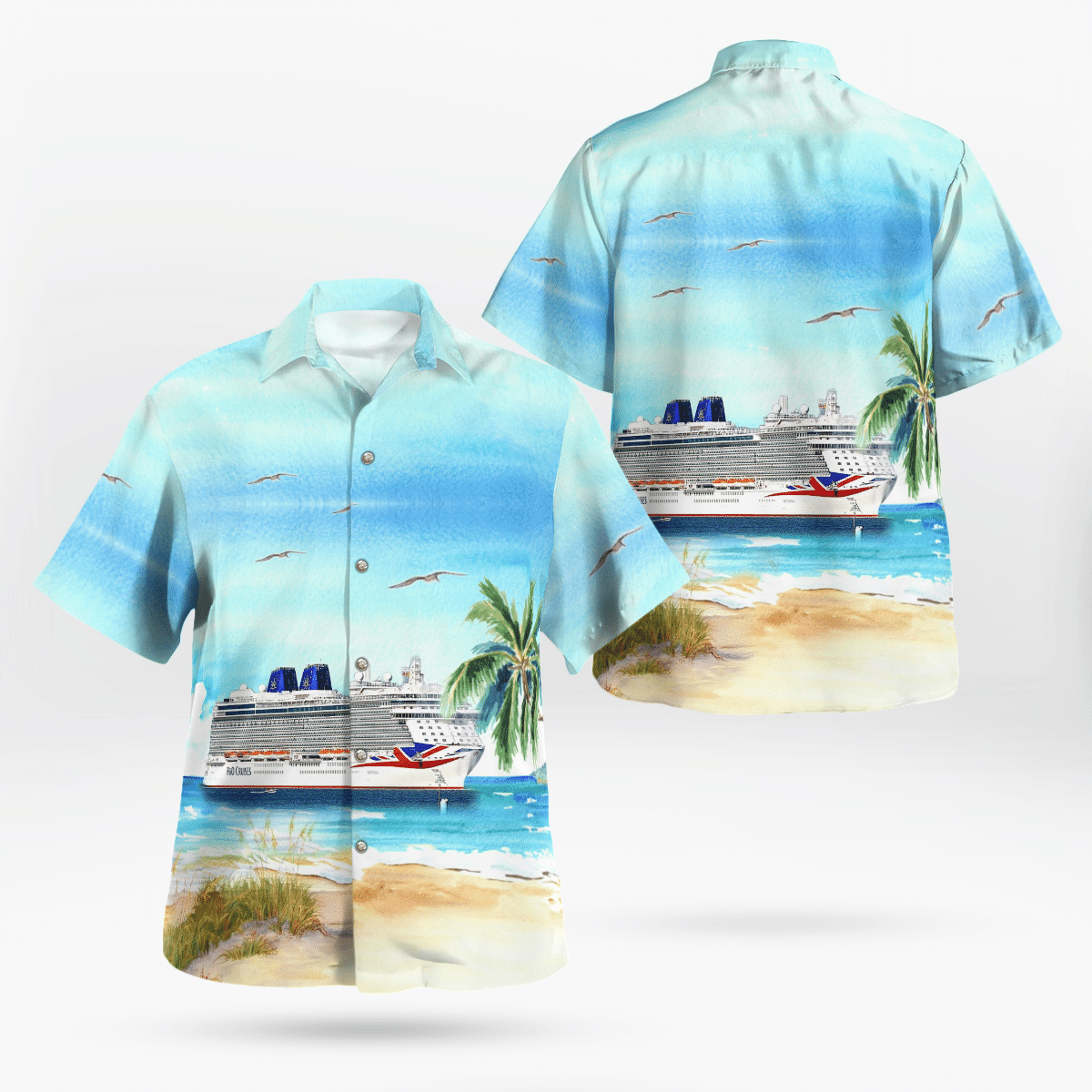 Get a new Hawaiian shirt to enjoy summer vacation 241