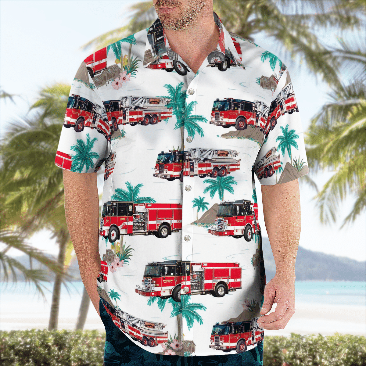 There are several styles of beach and Hawaiian shorts and tops to choose from 26