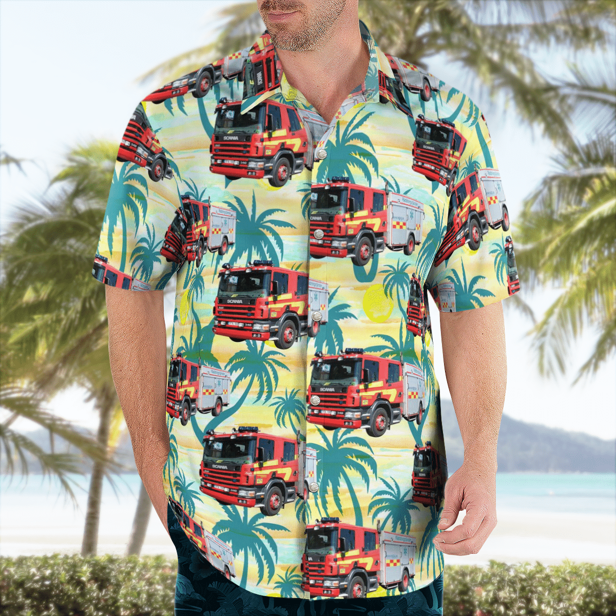 There are several styles of beach and Hawaiian shorts and tops to choose from 40