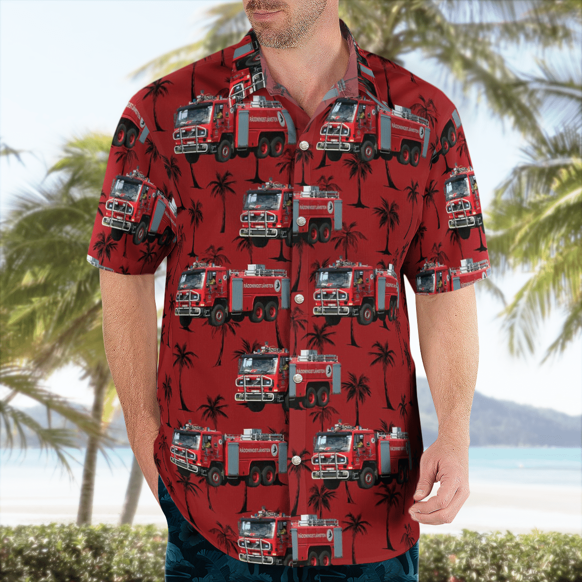 There are several styles of beach and Hawaiian shorts and tops to choose from 41
