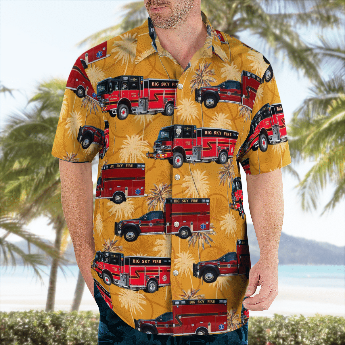 There are several styles of beach and Hawaiian shorts and tops to choose from 29