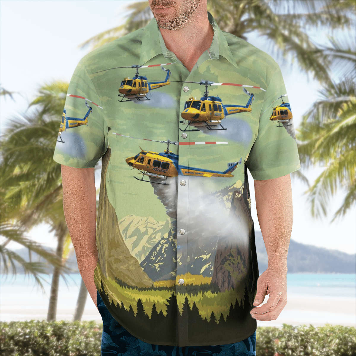 There are several styles of beach and Hawaiian shorts and tops to choose from 93