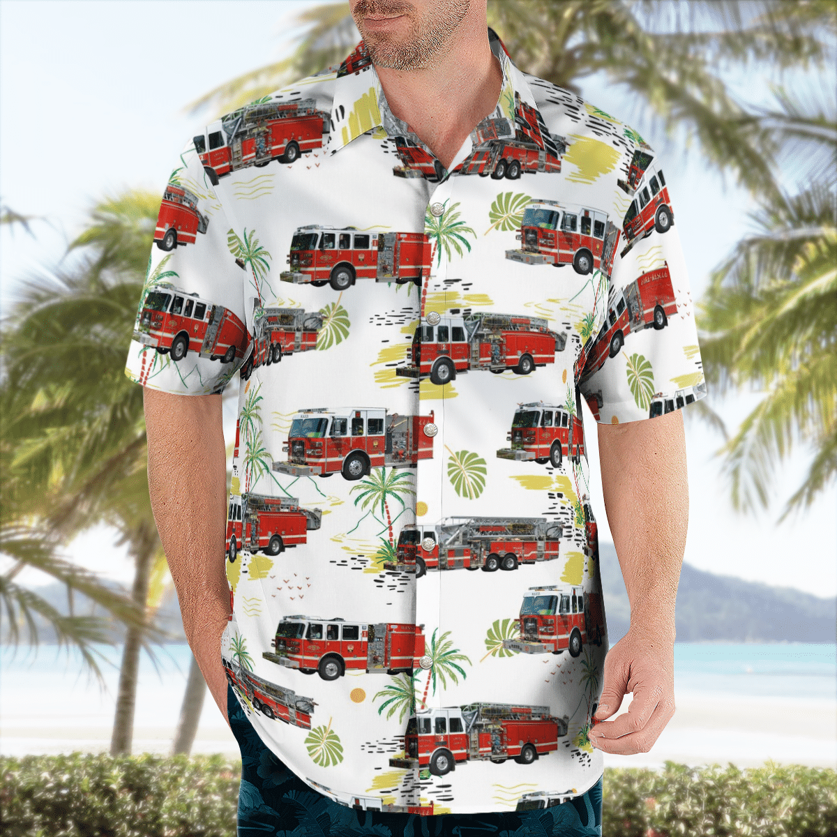 There are several styles of beach and Hawaiian shorts and tops to choose from 198