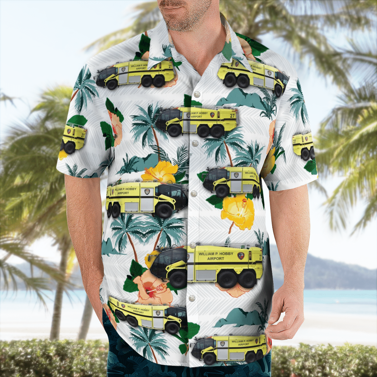 There are several styles of beach and Hawaiian shorts and tops to choose from 226