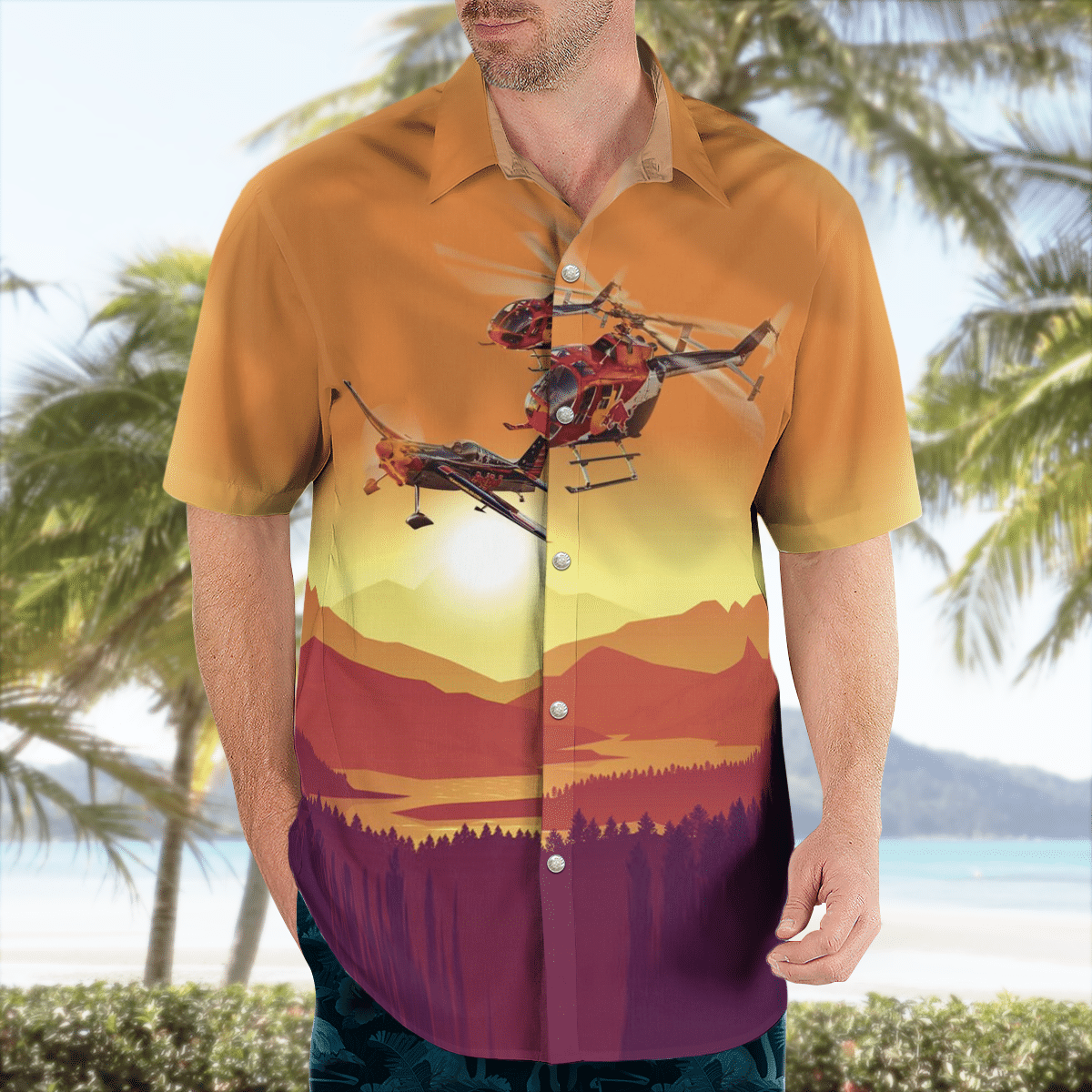 There are several styles of beach and Hawaiian shorts and tops to choose from 240