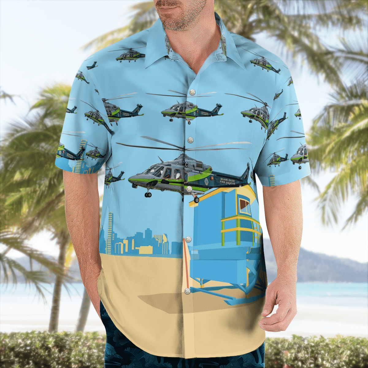 There are several styles of beach and Hawaiian shorts and tops to choose from 256