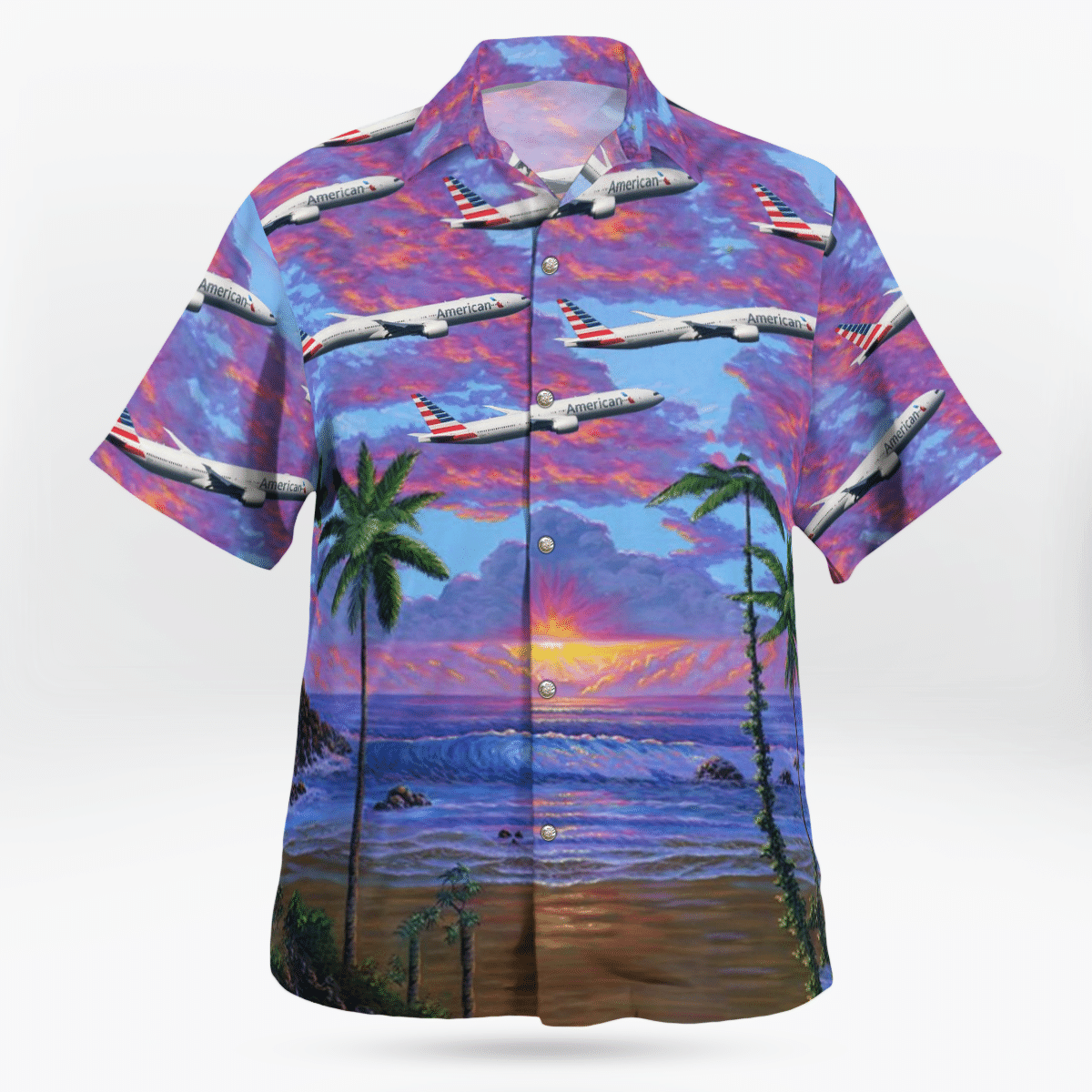 NEW American Airlines Boeing 777-323ER Hawaii Shirt2