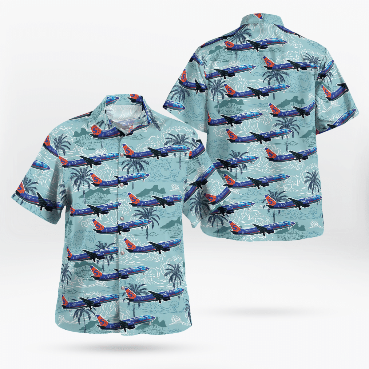 NEW Sun Country Airlines Boeing 737-800 Hawaii Shirt1