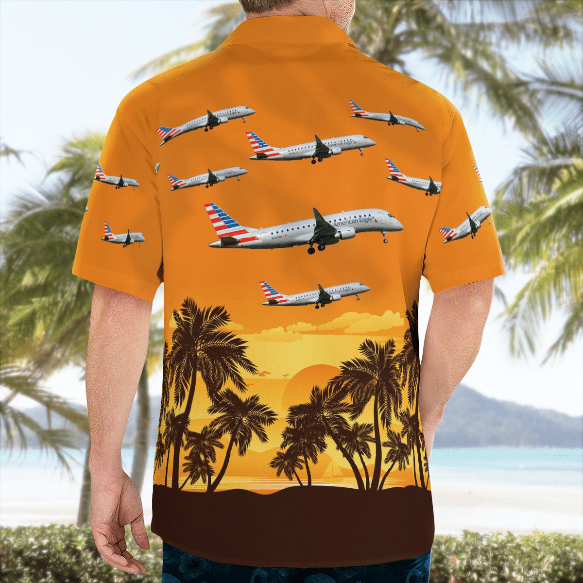 NEW Envoy Air Embraer 170-200LR Hawaii Shirt2
