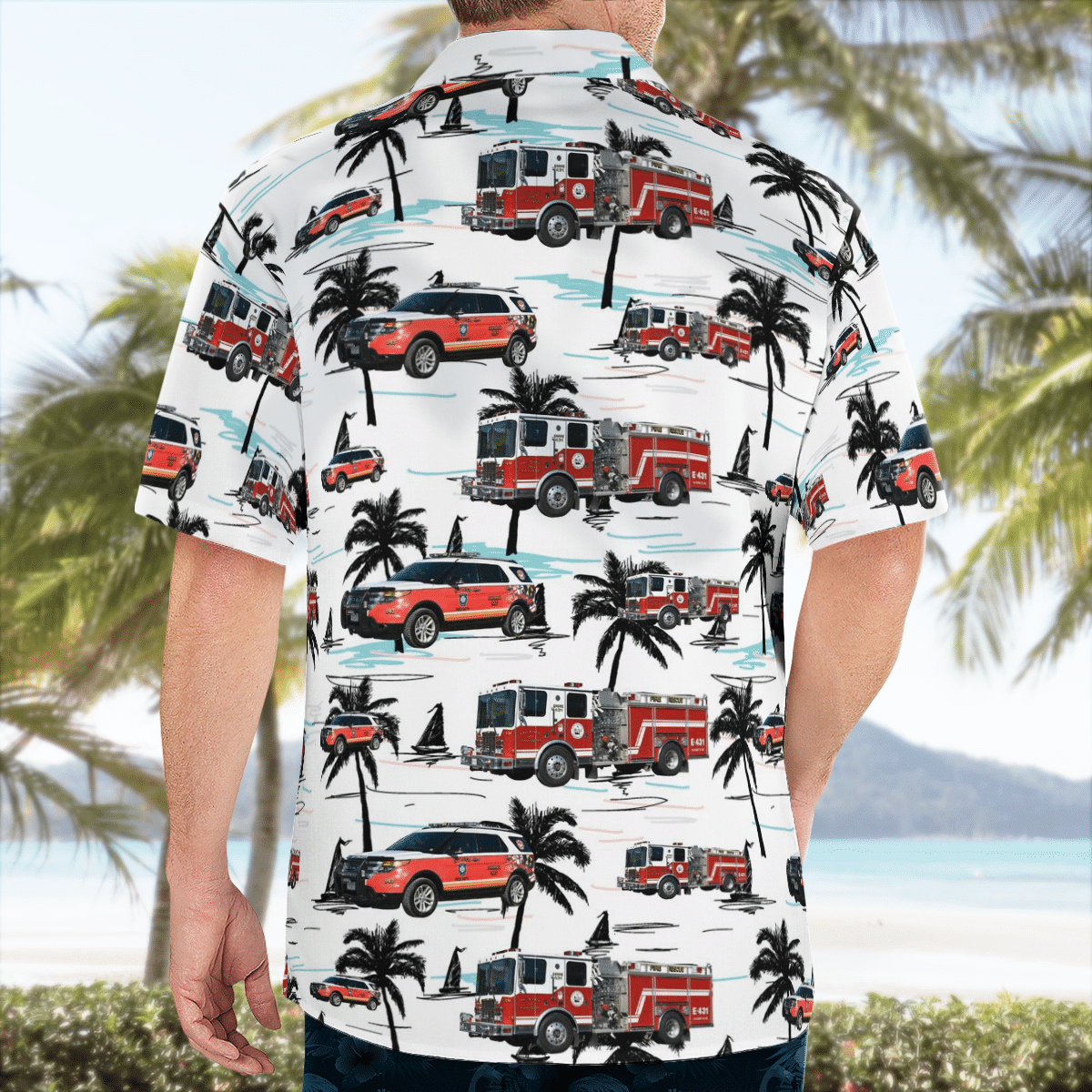 HOT Bittinger Fire Department Hawaiian Shirt2