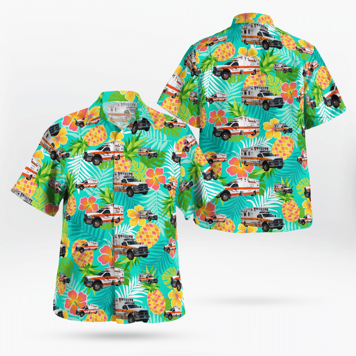 If you are in need of a new summertime look, pick up this Hawaiian shirt 62