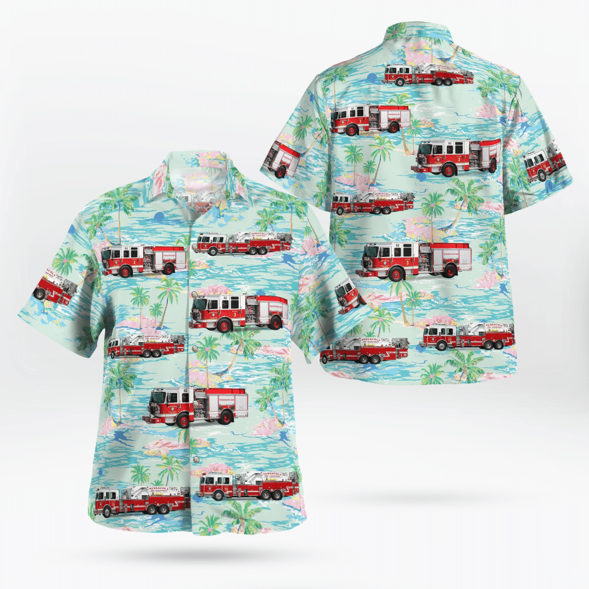 If you are in need of a new summertime look, pick up this Hawaiian shirt 107
