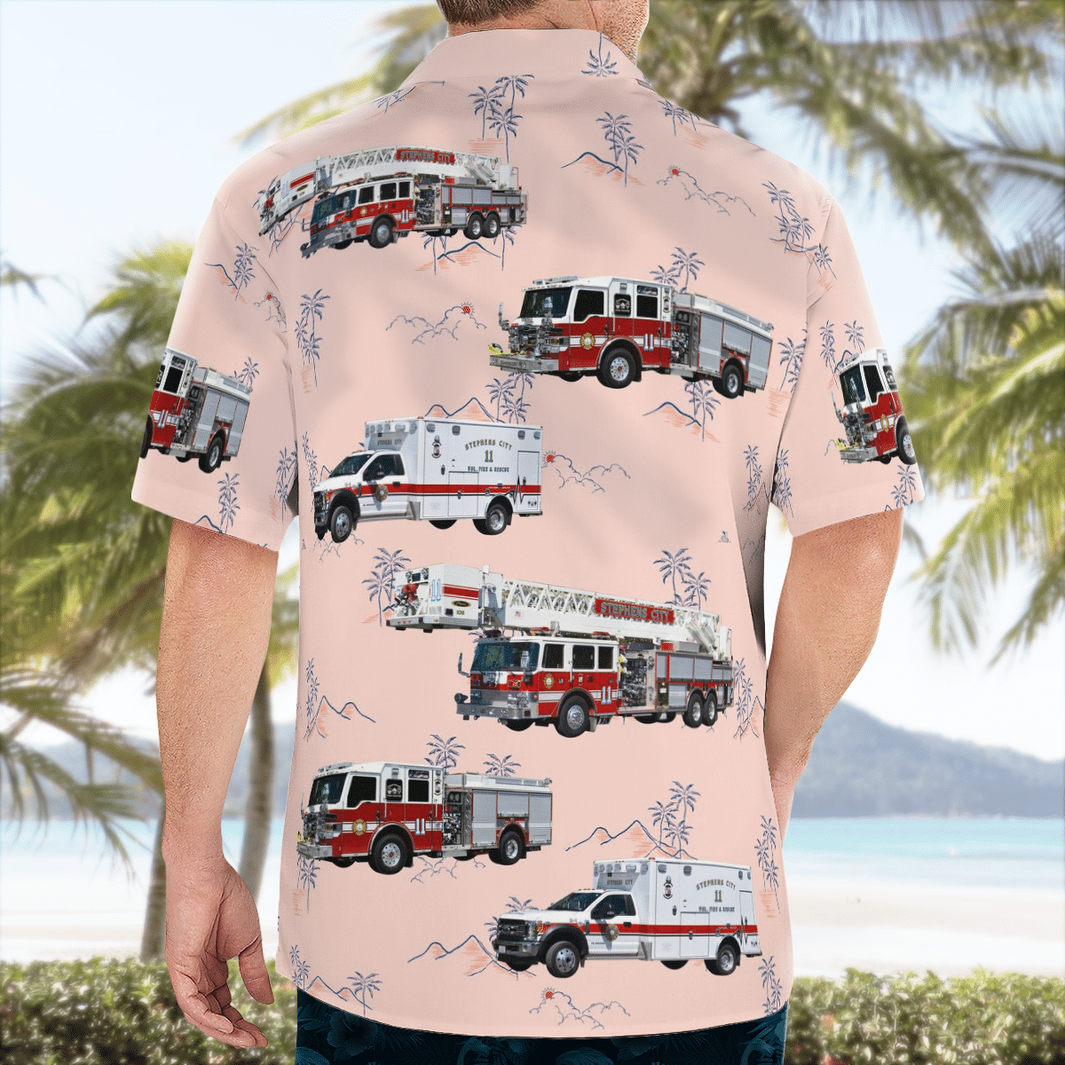 HOT Stephens City Virginia Stephens City Volunteer Fire and Rescue Company 11 Hawaiian Shirt2