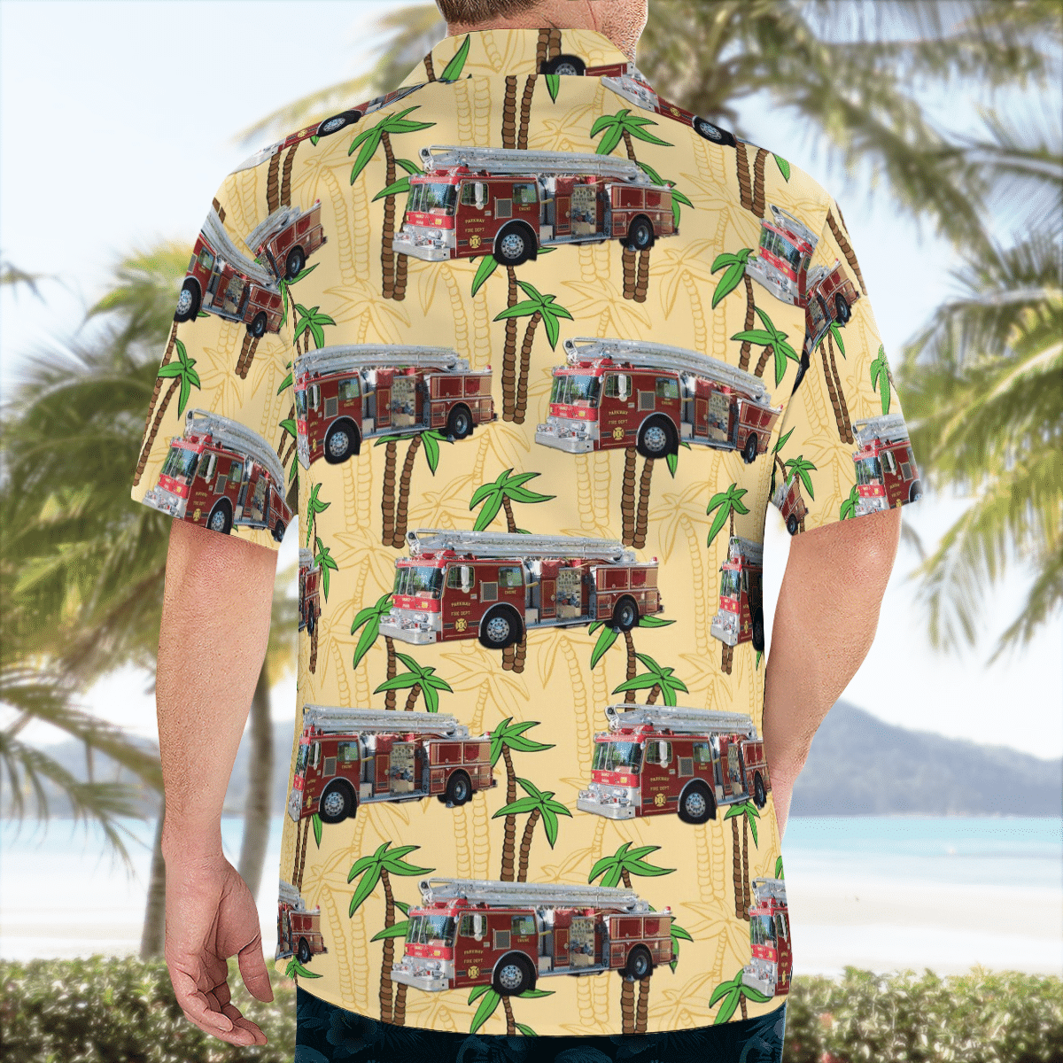 BEST Parkway Fire and Rescue Fire Station 21 Spruce Pine, North Carolina 3D Aloha Shirt1