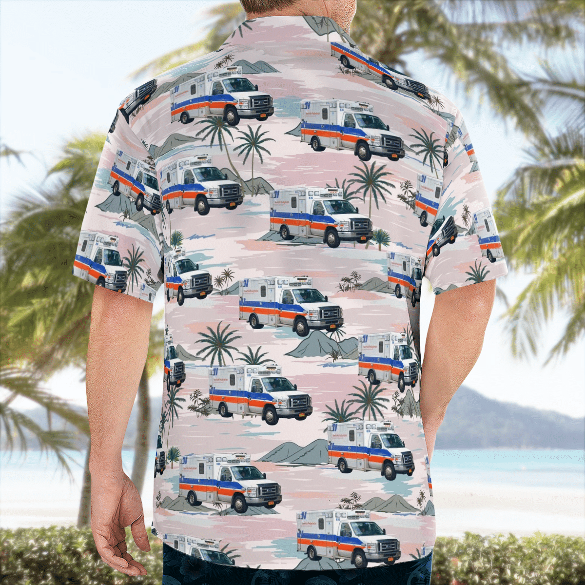 BEST NewYork-Presbyterian Emergency Medical Services 3D Aloha Shirt1