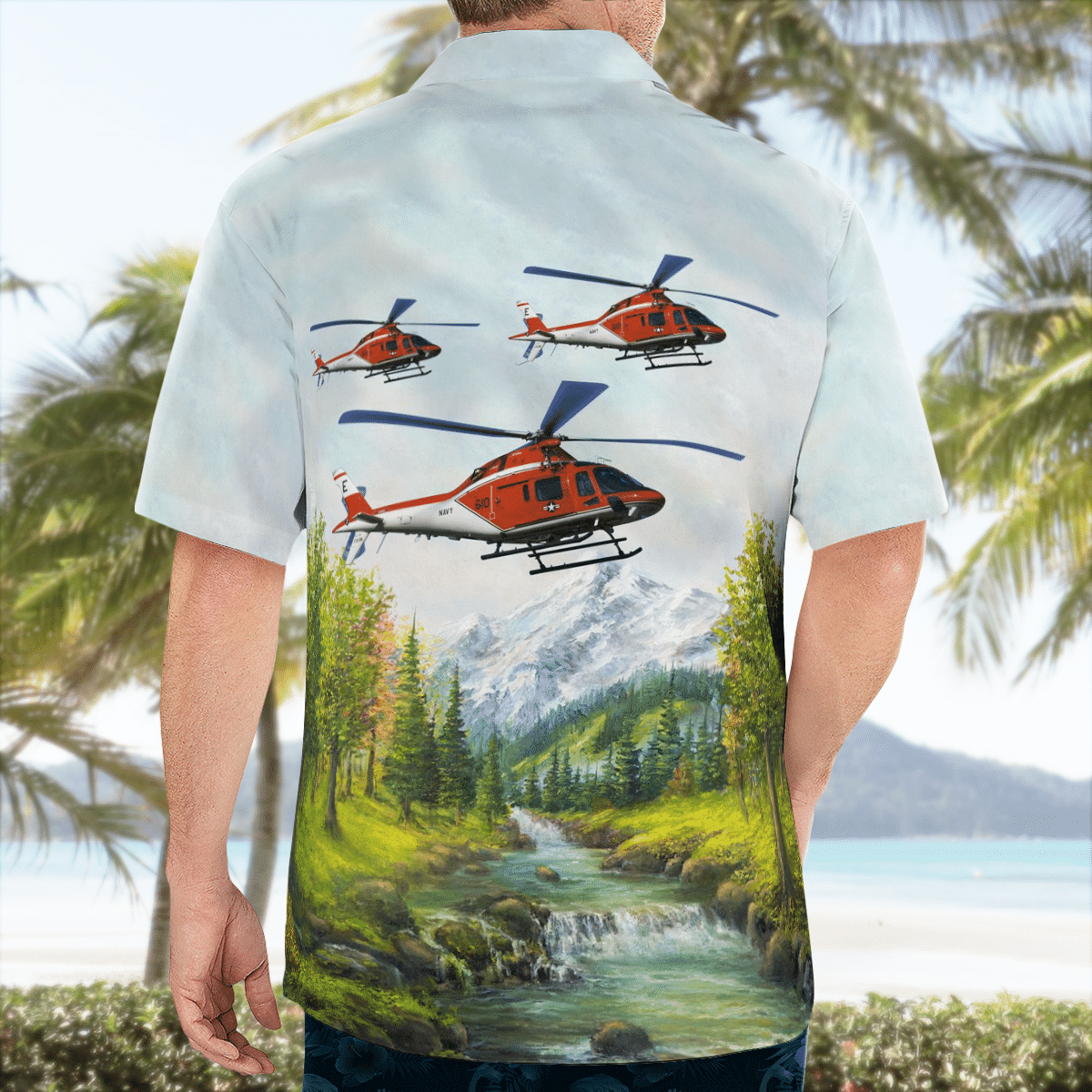 BEST US Navy TH-73 Thrasher 3D Aloha Shirt1