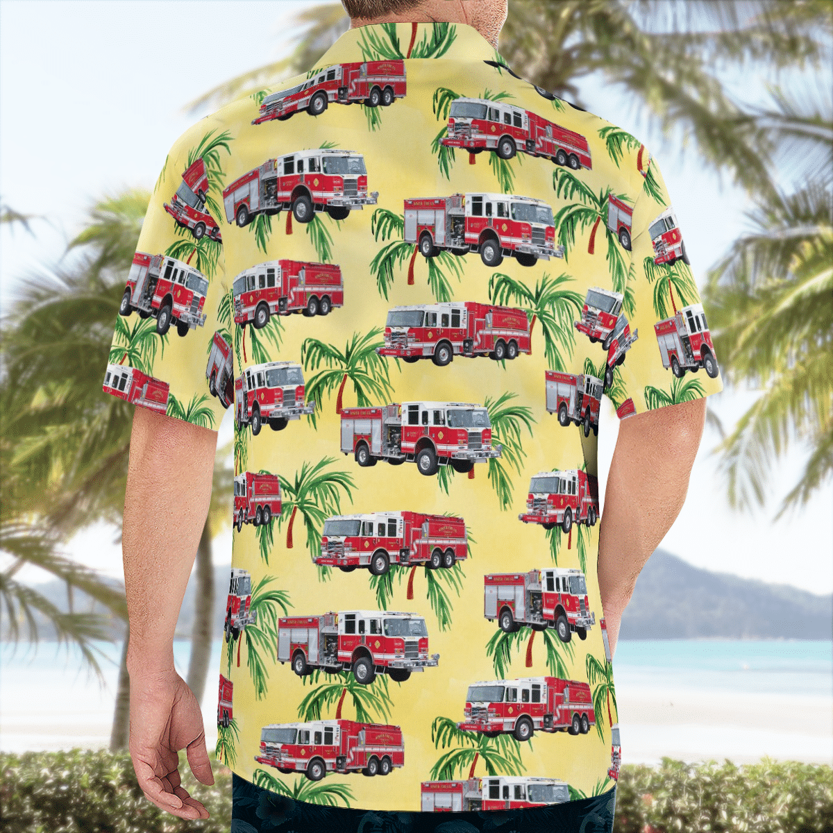 BEST Kinzers, Pennsylvania, Kinzer Fire Company 3D Aloha Shirt1