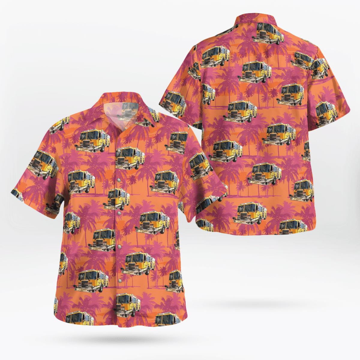 BEST Jim Thorpe, Pennsylvania, Jim Thorpe Fire Department 3D Aloha Shirt2