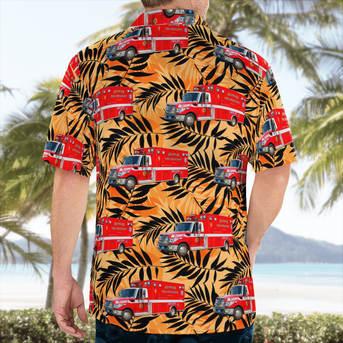 BEST Agawam Fire and EMS AGAWAM, MASSACHUSETTS 3D Aloha Shirt1