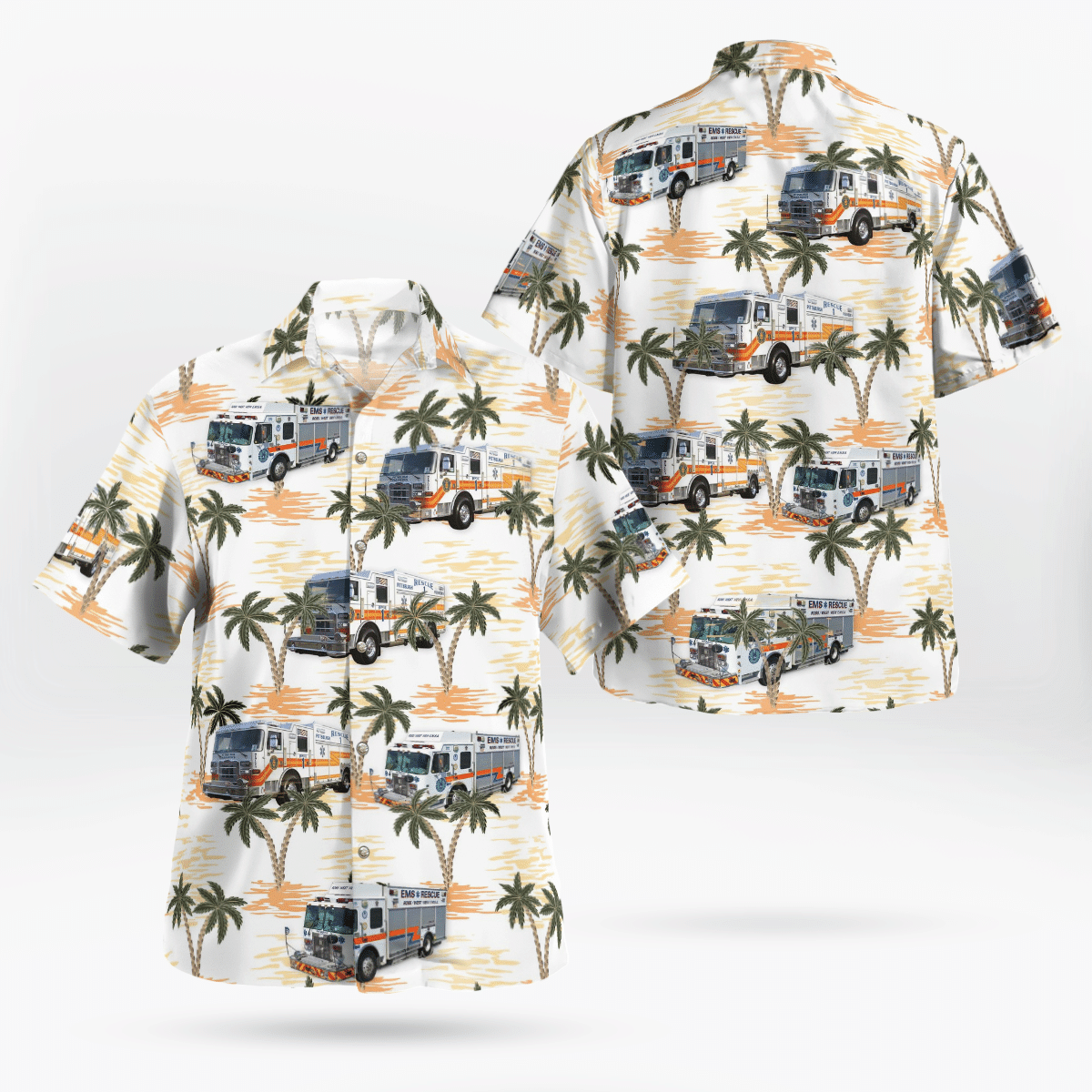 NEW Ross West View EMSA 3D Hawaiian Shirt1