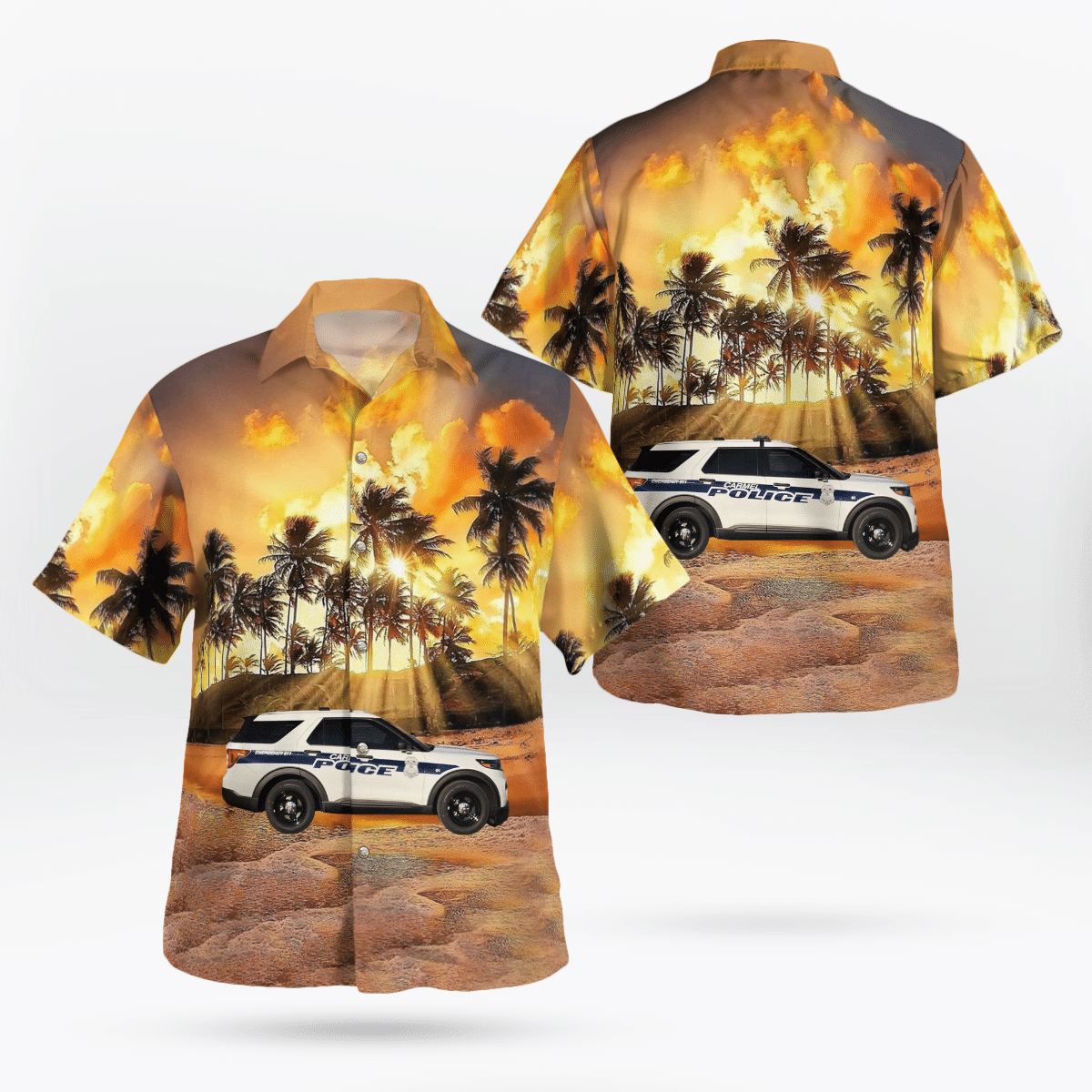 NEW Carmel Police Department Carmel Indiana 3D Hawaiian Shirt1