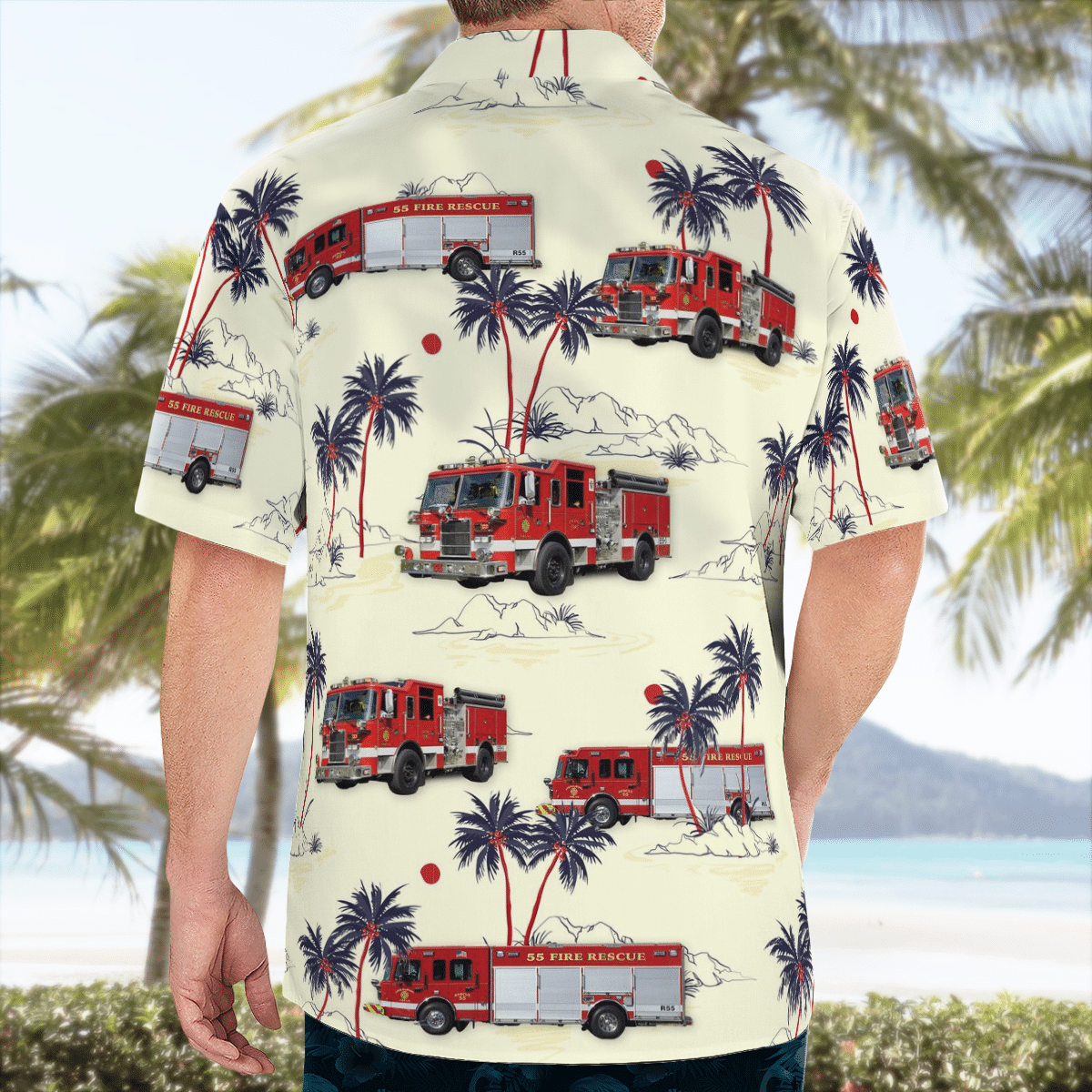 City of Muncie Fire Dept Aloha Shirt2