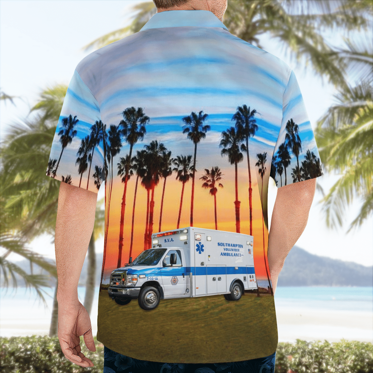 NEW Southampton Volunteer Ambulance North Sea New York 3D Hawaiian Shirt2