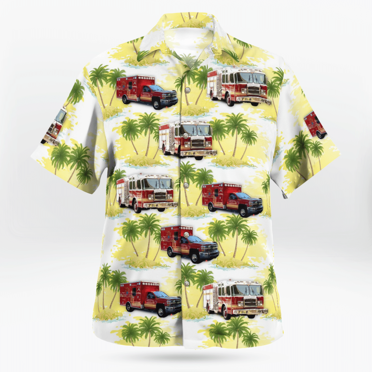 NEW Fayetteville Georgia Fayette County Department of Fire and Emergency Services 3D Hawaiian Shirt2