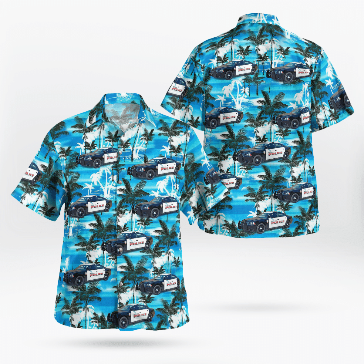COOL Melbourne Police Department Melbourne Florida 3D Hawaii Shirt1