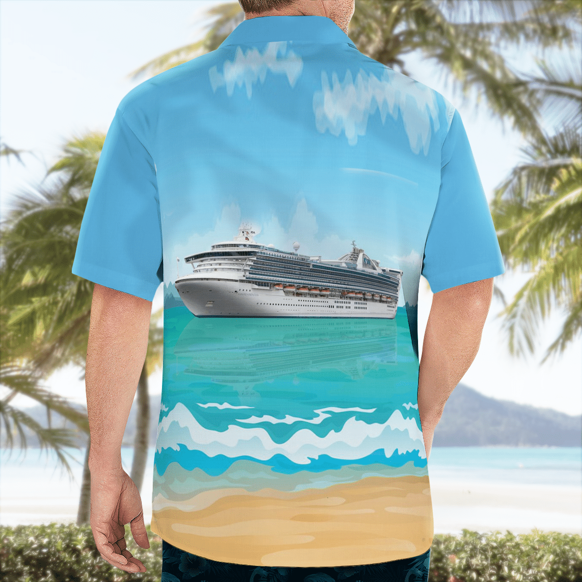 HOT P&O Cruises Australia Pacific Adventure Hawaiian Shirt2
