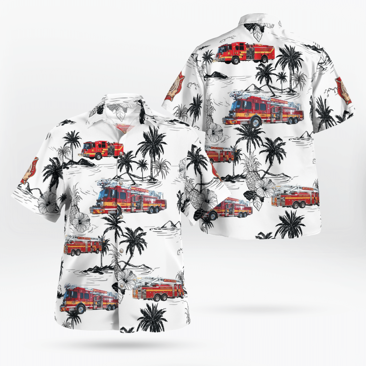 HOT Las Vegas Fire & Rescue Hawaiian Shirt1