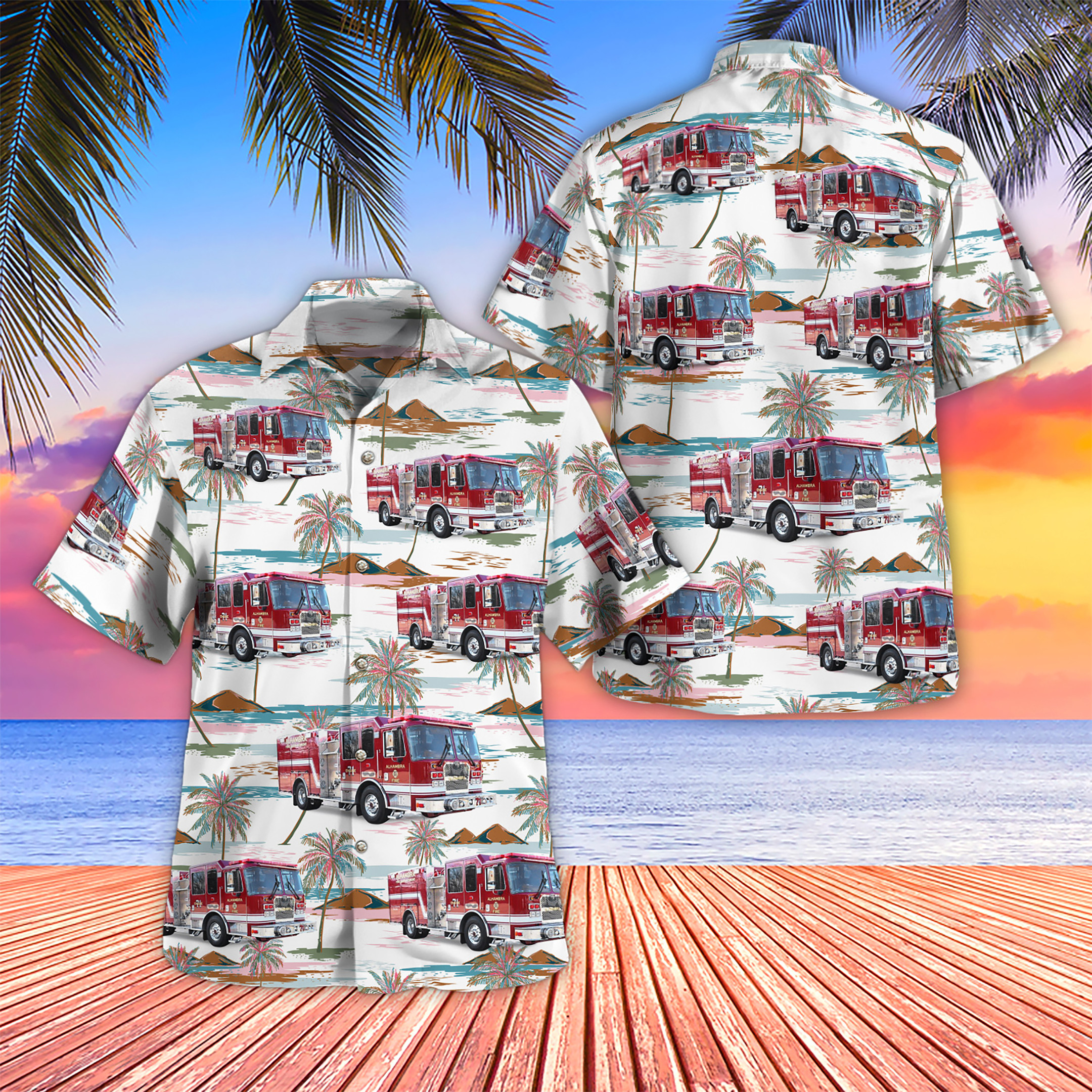 If you are in need of a new summertime look, pick up this Hawaiian shirt 184