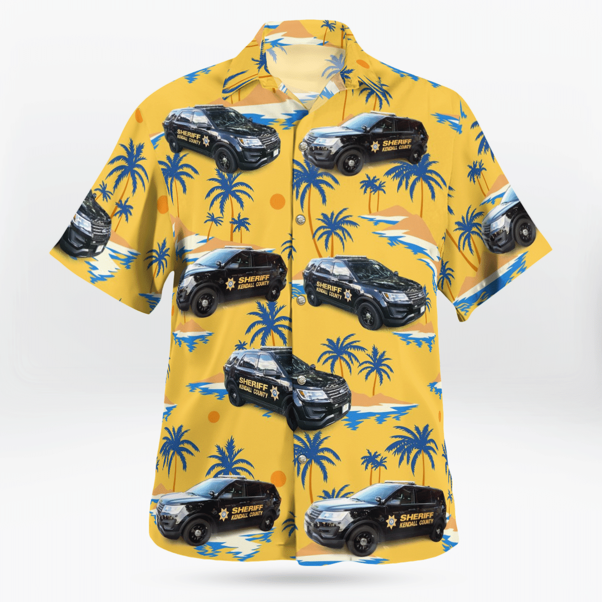 HOT Kendall County Sheriff, Yorkville, Illinois Tropical Shirt2